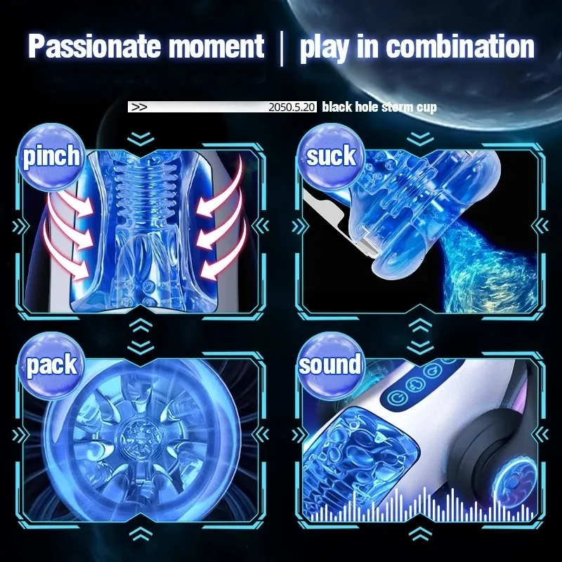 r/ males masturbating DMM Double Channel Masturbation Cups with 3D Realistic Textured main image 1