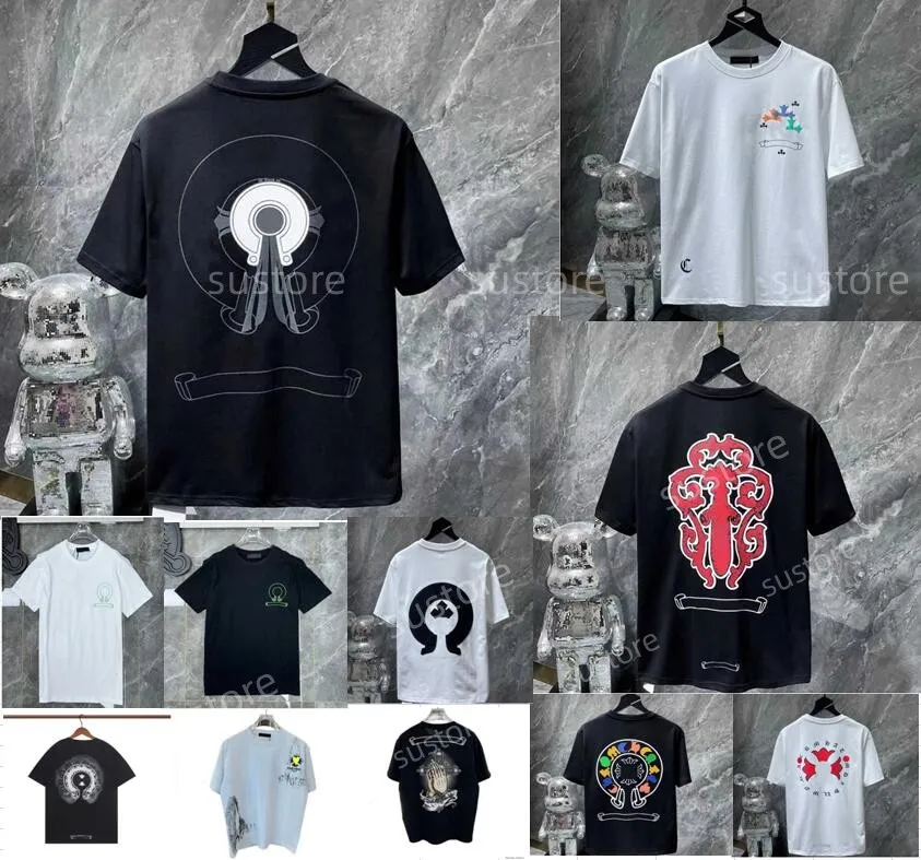 Chrome Designer Man t Shirt Summer Shirts Heart Tshirt Women Tee Ch Prints Oversize Breathable Hip Hop 20 Gt1e