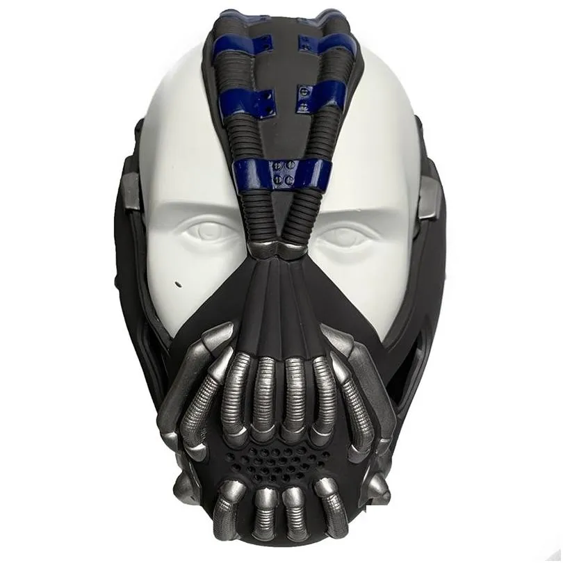 Masques de fête Bane Mask Cosplay The Dark Knight Adt Taille Casque Halloween Horror Prop Film Drop Delivery Home Garden Festive Supplies Dh1Ek