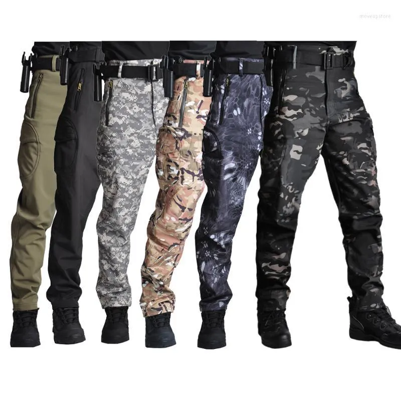 Outdoor Pants Hiking Aiesoft Trousers Tactical Men Sports Plus Size Waterproof Camping Climb Run