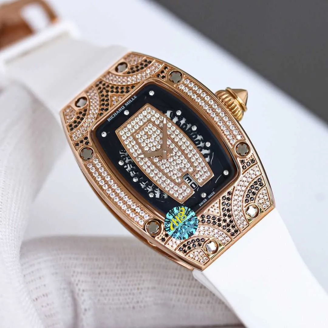 Luxury Richardmille Wristwatches Men s Watches Authentic Rm007 1 the Coveted Watch of Goddesses and Ladies in the Watch Industry 9QH1