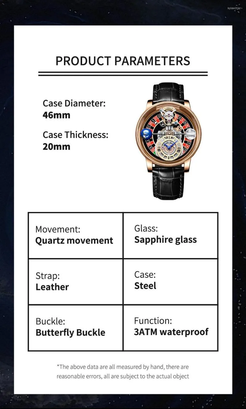 Upgraded 2024 Tourbillon Wristwatches For Men Diamond Quartz Watch Pindu Design Montre Homme From Longzitrading 238.39 DHgate.Com