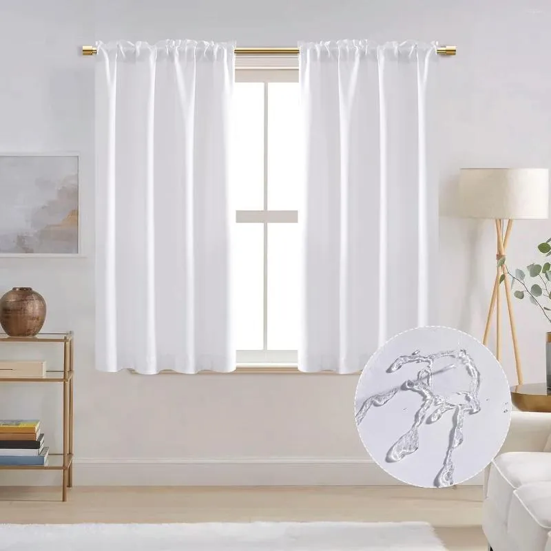 LISM Short Blackout Darkening Window Curtains Online Waterproof