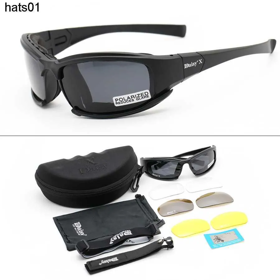 Daisy X7 lunettes ventilateurs militaires tir lunettes tactiques pare-brise hors route lunettes de moto polarisées extérieures