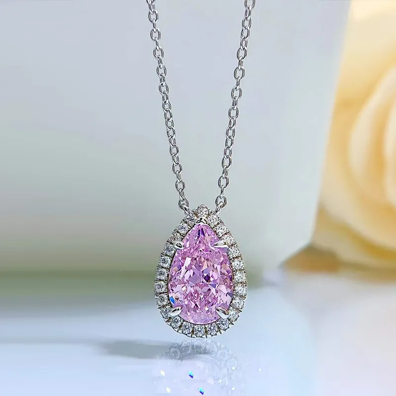 Necklace | Pink Diamond Pendant  | Kriya Veda main image 1