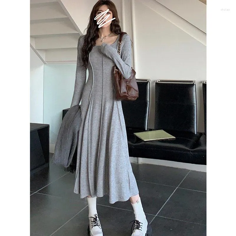 Casual one piece dress long best sale