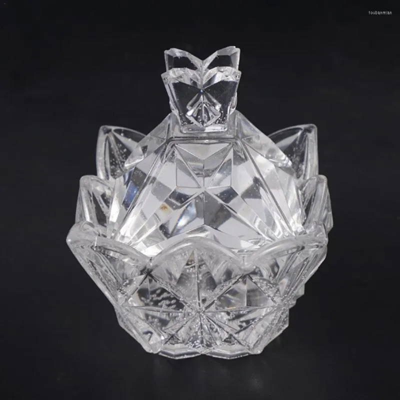 Lagringsflaskor DIY Crystal Epoxy Mold Box smycken Cut Diamond Case Används upprepade gånger värmebeständig silikonform