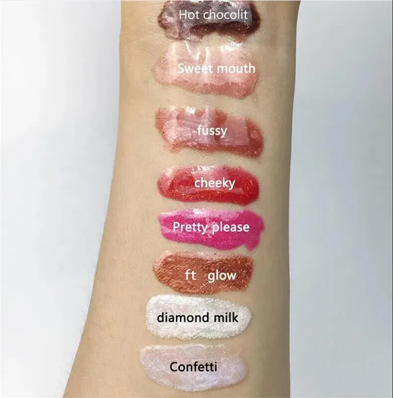 Lip Makeup Shiny Liquid Lipstick Lip Glaze Gloss Long Wear Lipgloss 16 Color fussy Glitter Cosmetics