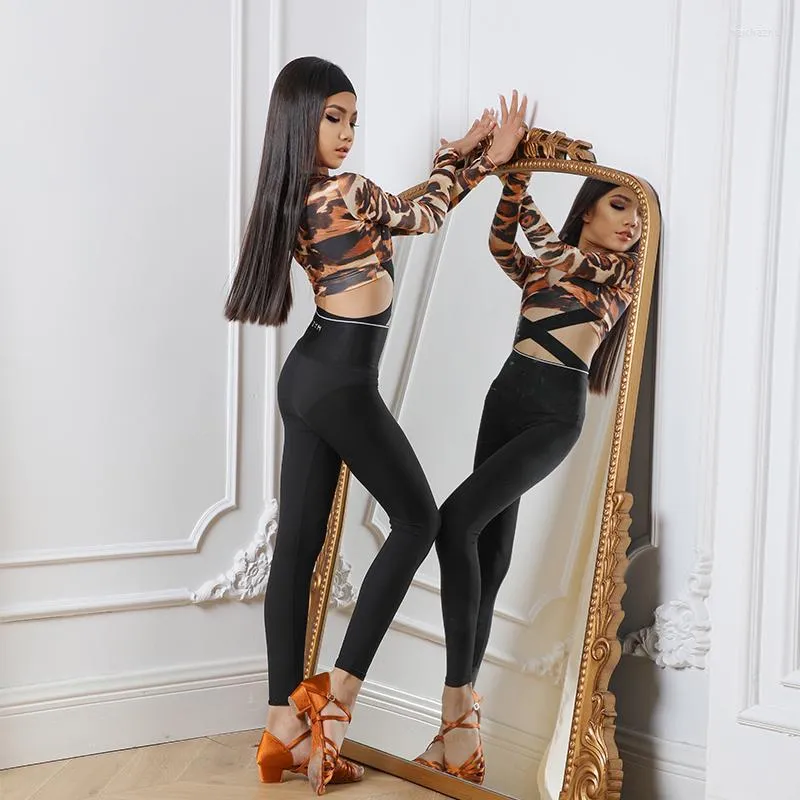Ropa De Escenario Pantalones De Baile Latino Ni as Cha Rumba Samba