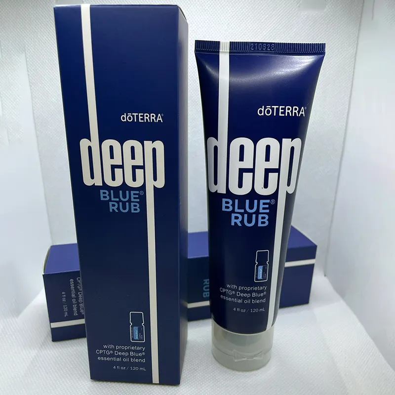 Deep Blue Rub 120ml Crema Fondotinta Primer Corpo Pelle Cura del viso Miscela di oli essenziali Lozione Idratante Lenitiva Crema topica 4 once Cura della pelle Spedizione veloce