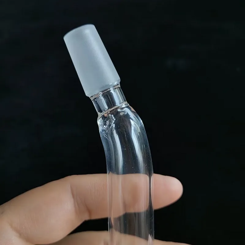 Smoking Accessories 5.5 inch High Borosilicate Glass Mouth Piece With 14mm Male Connecter Accessary For Glass Water Pipe