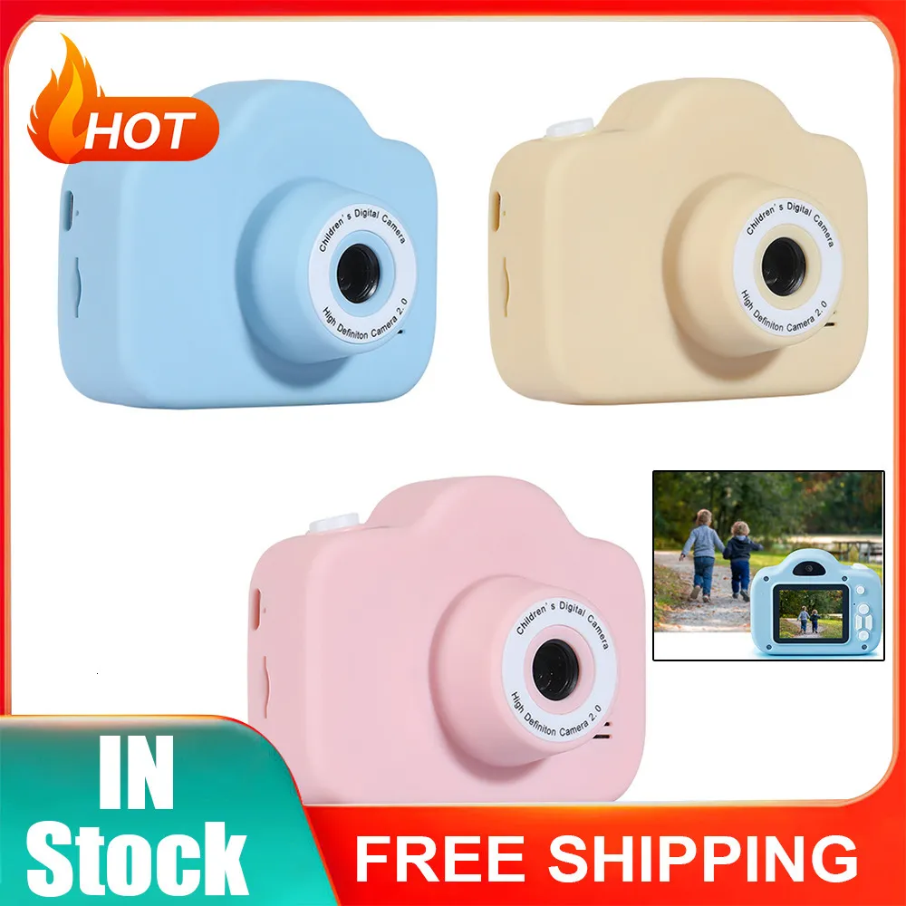 Jouet Caméras Mini Caméscope Jouet Multifonctionnel Enfant Selfie Caméra Jouet Caméscope Numérique Portable Jouet avec Lanière pour Enfants Cadeaux De Fête 230525