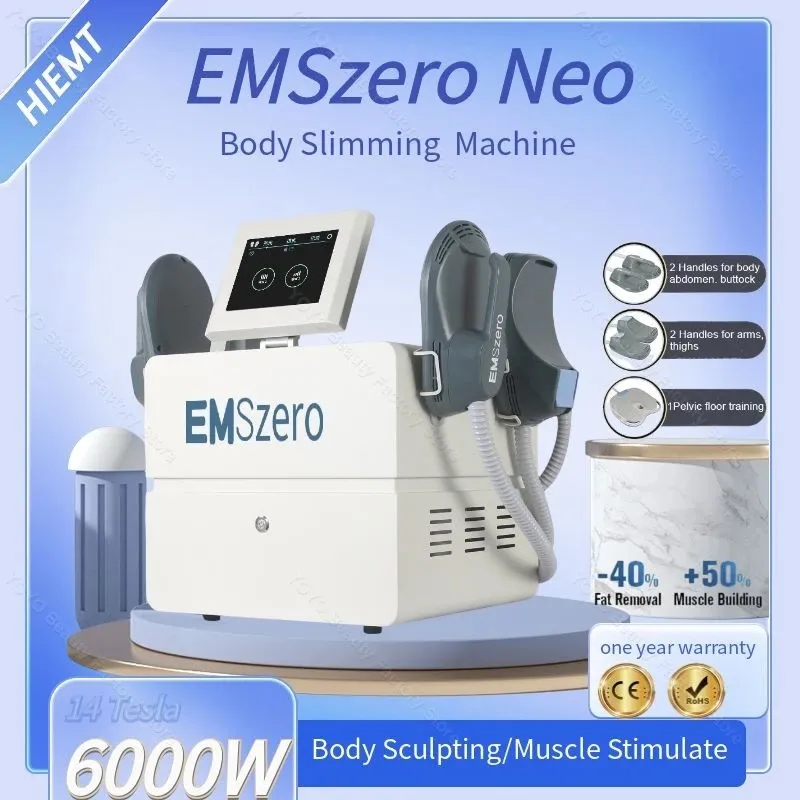 14 Tesla DLS-EMSLIMLim Emszero Neo Corpo Máquina de Contorno da Máquina de Escultura de Corpo Muscular EMS