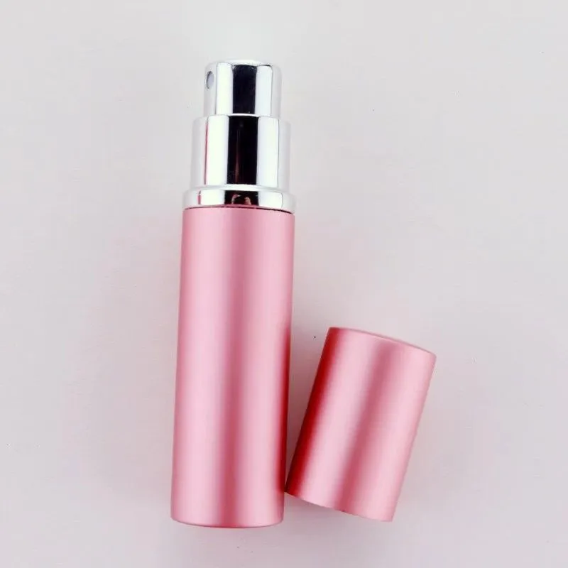 Party Favor 5ml Perfume Atomizer Bottle Portable Mini Aluminum Refillable Spray Perfume Bottles Makeup Containers For Traveler C2