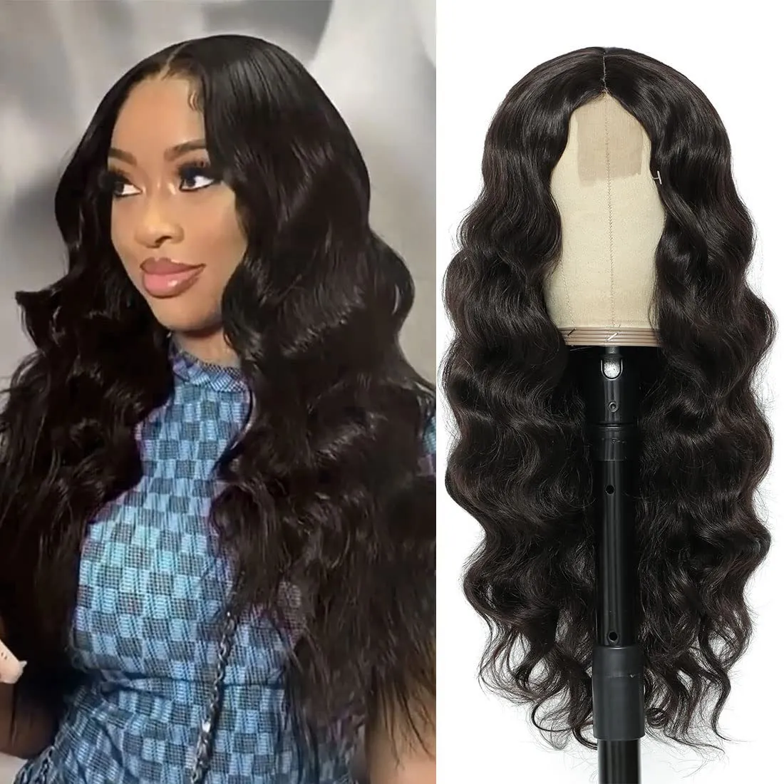 Long wavy lace front wigs online