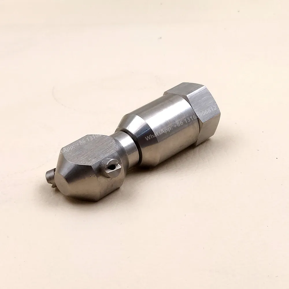 Stainless Steel 360° Rotating Tank Cleaning Nozzle – 3/4 Inch Internal Thread For Industrial Washing