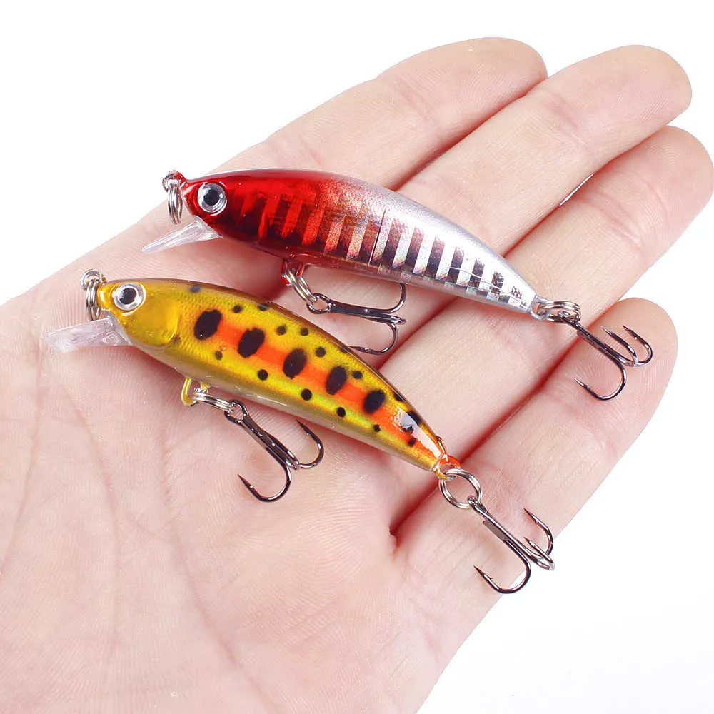 Free Eye 10pcs Unpainted Crankbait Lures | 54mm 3g Blank Hard Baits For Trout, Salmon Topwater Fishing - View #13