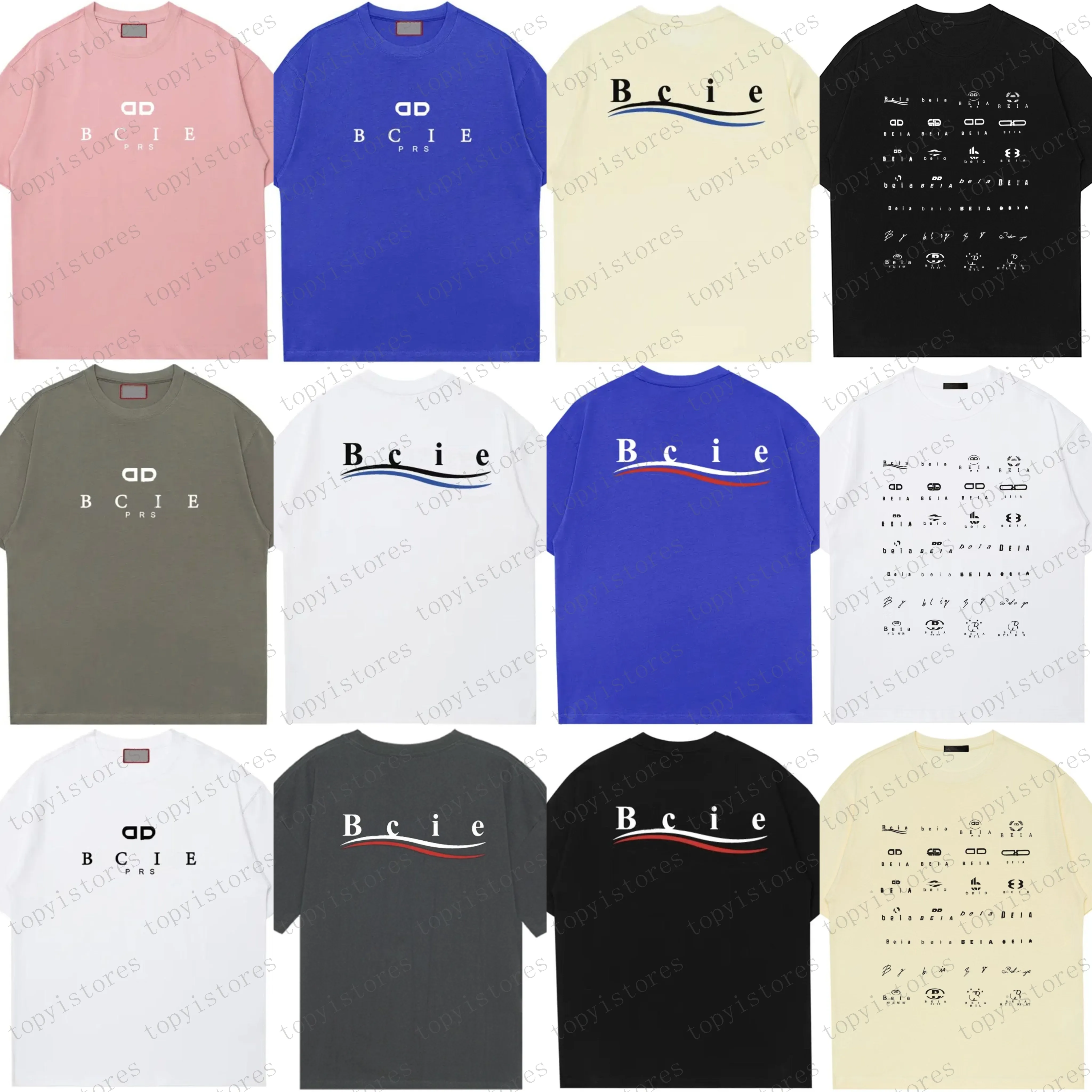 Summer Men's T-shirts Women's Rhude Designer Men's Tops Letter Polo broderi t-shirts kläder Kort ärm T-shirts stora t-shirtstorlekar S-3XL