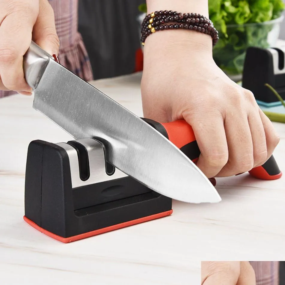 DHgate.com:3-Stage Kitchen Knife Sharpener, Portable Handheld Knife ...