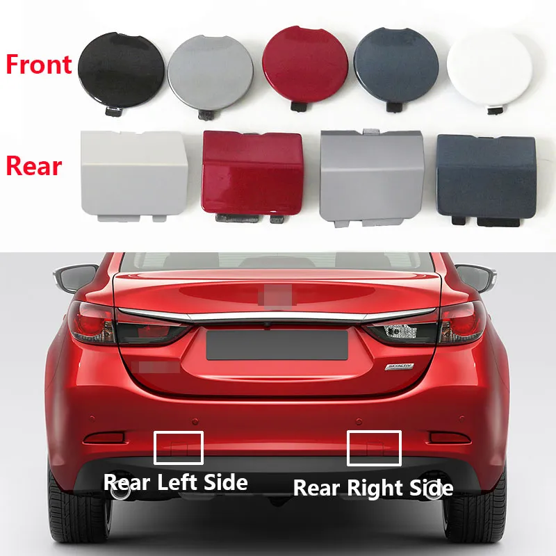 Front And Rear Bumper Allstate Towing Hook Cover With Eye Cap For