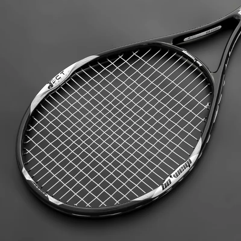 テニスラケット高品質プロフェッショナルカーボンアルミニウム合金テニスラケットバッグ男性女性パデルラケットラケットラケット230525
