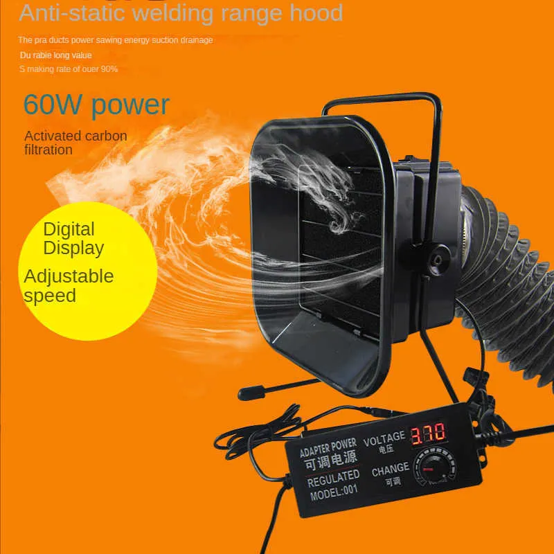 60W Adjustable Speed Solder Smoke Absorber Exhaust Fan with Pipe Duct  Ventilation from Dhgate Other Home & Garden