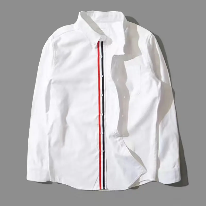 IT-THOM Hommes femmes T-Shirts pur coton Loopback Jersey marron Tricot Engineered thom Vêtements d'été bras rayure Sweat Crewneck M-4XL F3