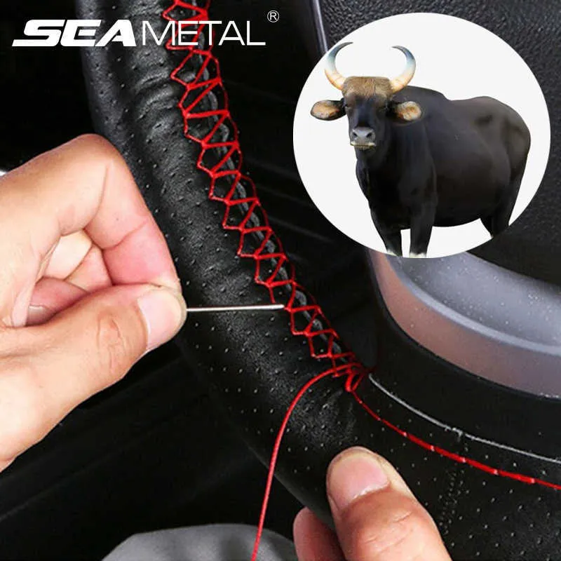 SEAMETAL Genuine Leather Swift Steering Cover With Needles And Thread DIY  Braid, Anti Slip Cowhide Protector 37 38cm G230524 From Us_new_hampshire,  $11.67