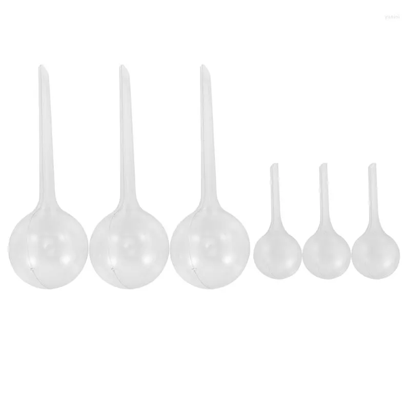 Watering Equipments 6 Pcs Clear Plant Bulbs Garden Globes Plastic Self-Watering Water Device For