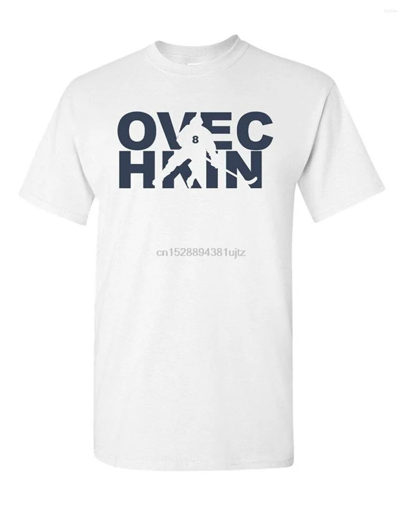 T-shirts pour hommes Ovechkin Fan Wear T-shirt pour hommes de hockey sur glace
