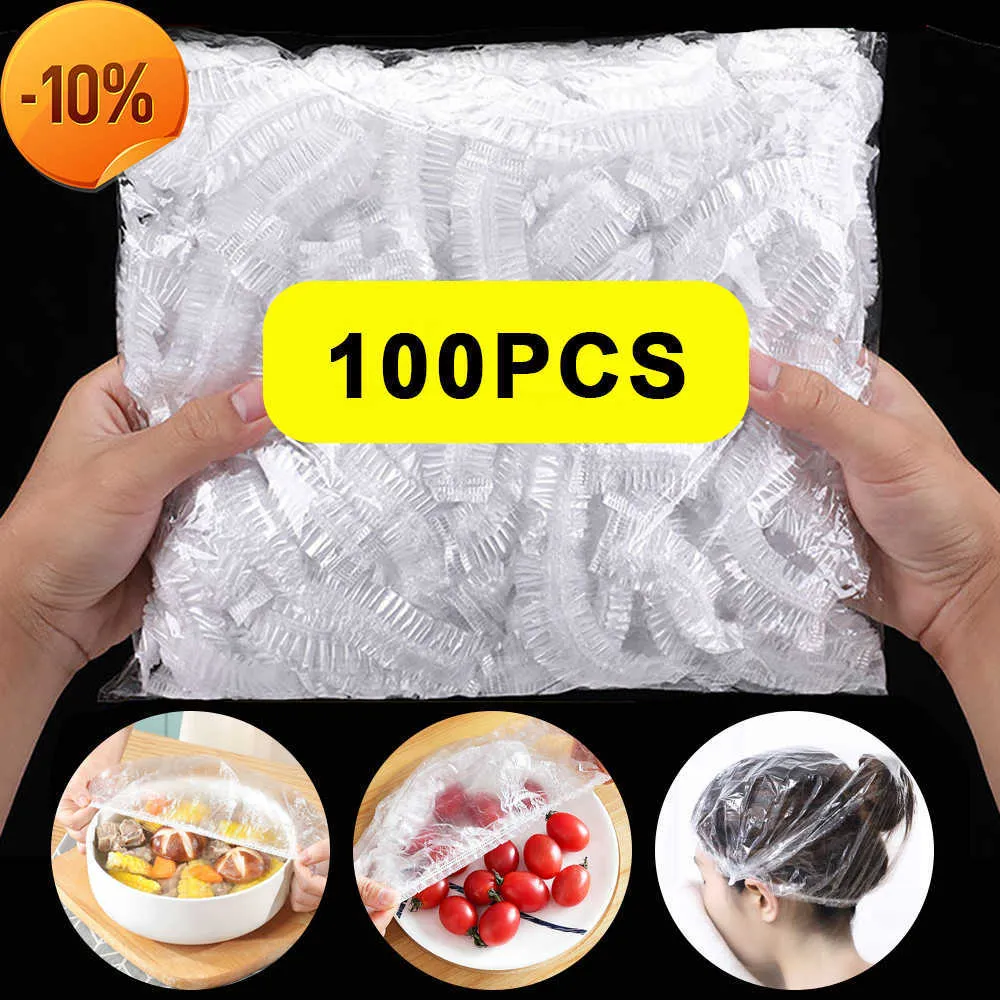 50/100pcs Jetable Couverture Alimentaire Film plastique De Qualité