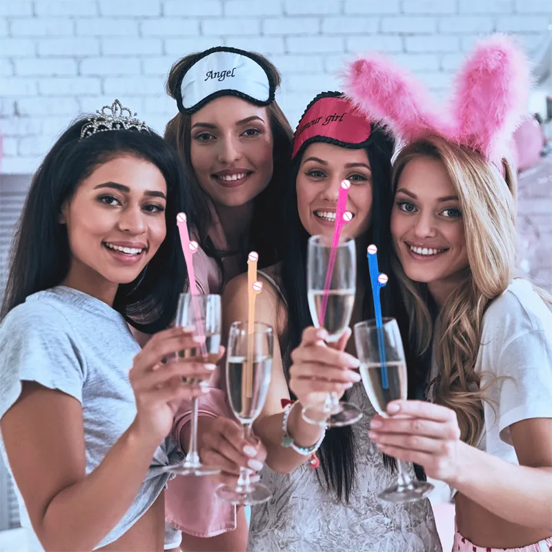 BACHELORETTE PARTY PENIS STRAW SET