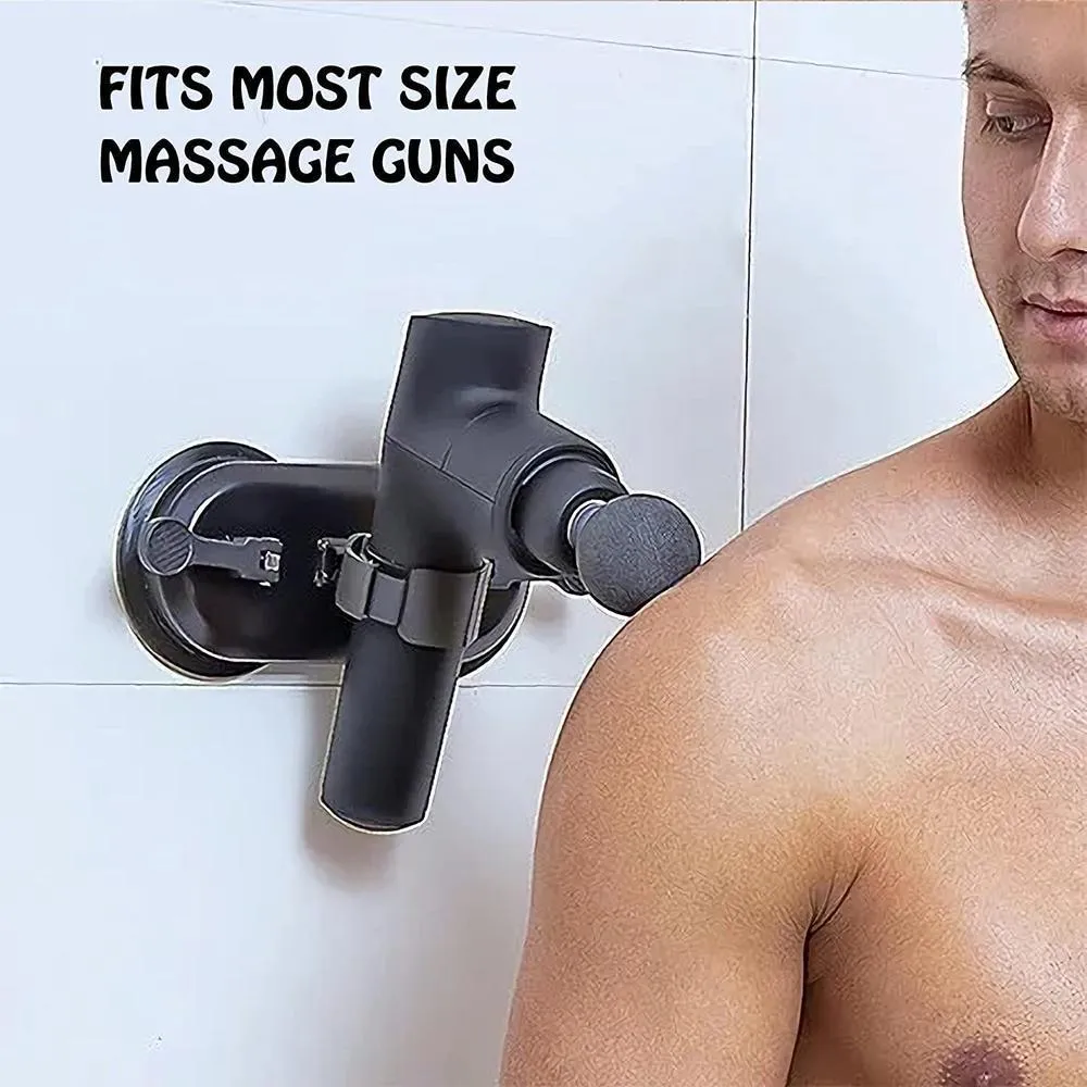 Masseur complet du corps Support de pistolet fascial Dos épaule Hanche Masseur de tissus profonds La poignée du pistolet Support de pistolet de massage mains libres Relaxation des muscles cervicaux 230524