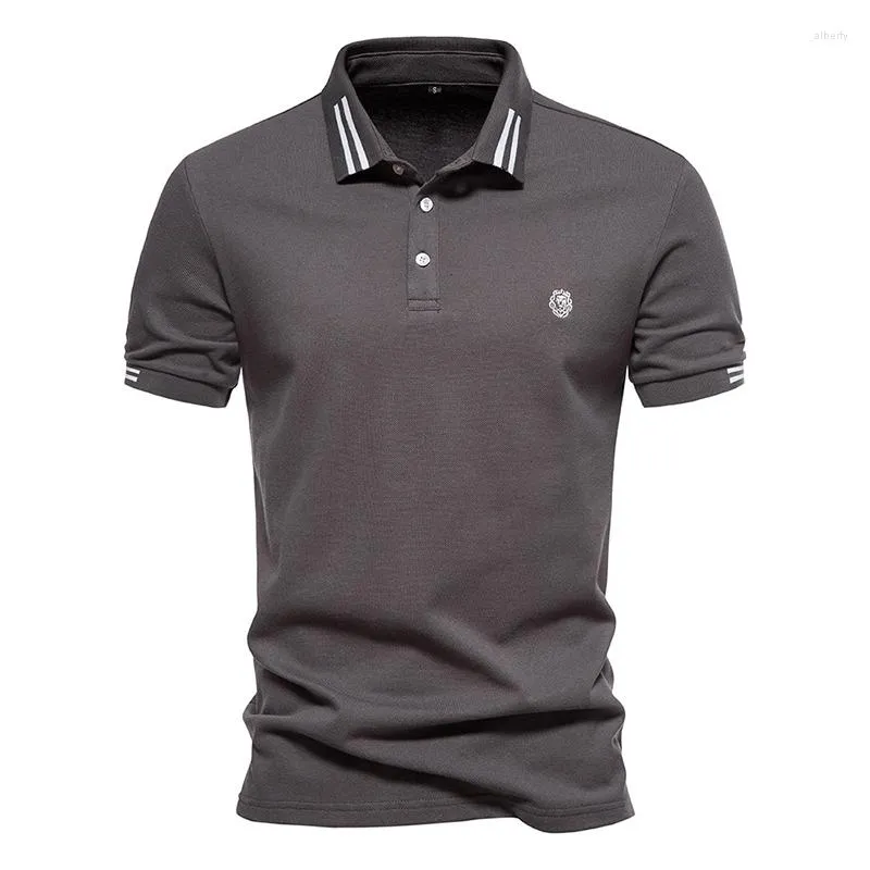 Mens polo brand shirts top