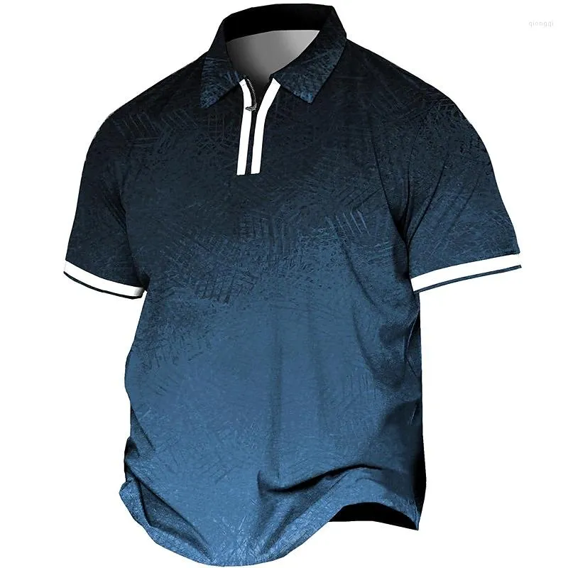 Mens Polos Mens Plus Size Polo Shirt Big And Tall Graphic Prints Short Sleeve Summer Sports Fashion Streetwear Designer Outdoor Street