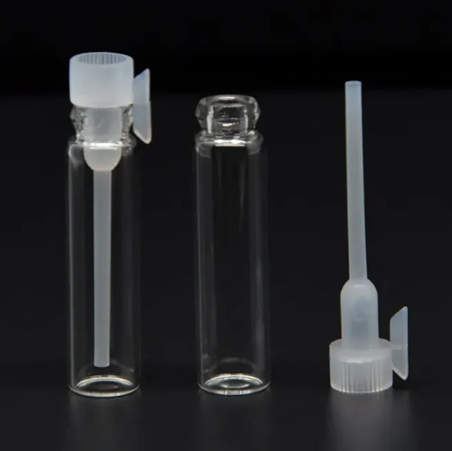 Quatily 1000st Simple Clear 1Ml Mini Droper flaskor 1cc prov parfym tom flaskan eterisk oljeflaskor behållare 10 000 st med bulkbestånd