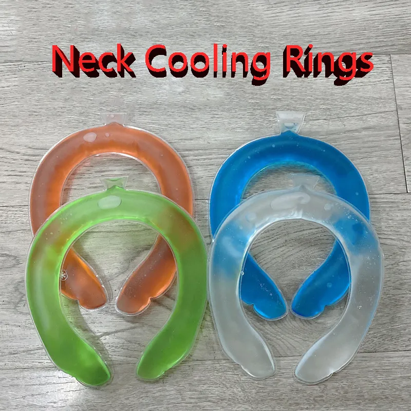 Neck Cooling Tube Wearable Cooling Neck Wraps for Summer Heat, Neck Cooling Ring,Hands Free Cold Pack Reusable Neck Cooler