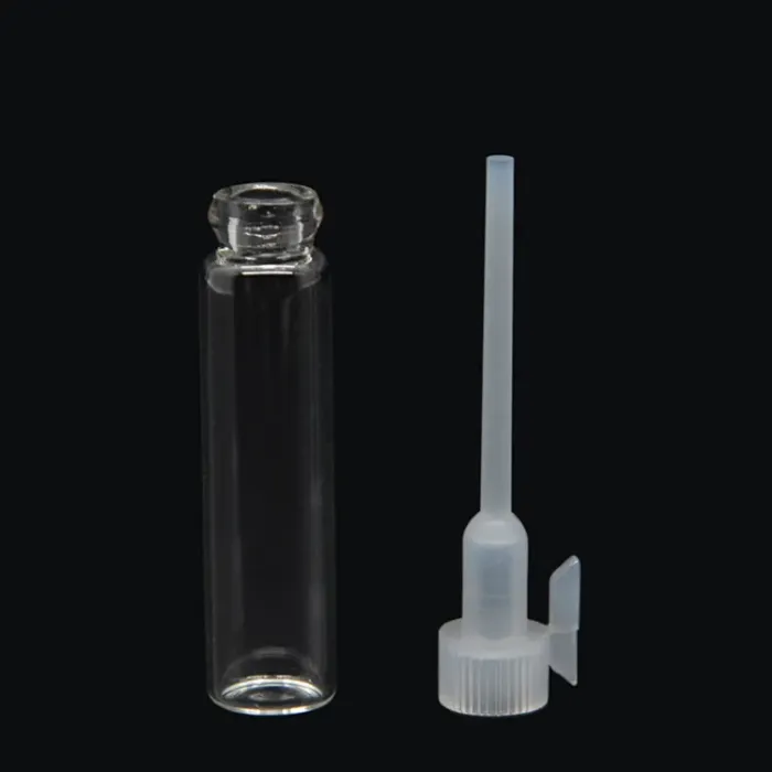 Clear 1ml Mini Dropper Bottles 1CC Sample Perfume Empty Bottle  Oil Vials Container 10,with Bulk Stock