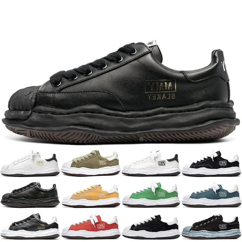 Miharayasuhiro Black Blakey OG Sole Canvas Sneakers