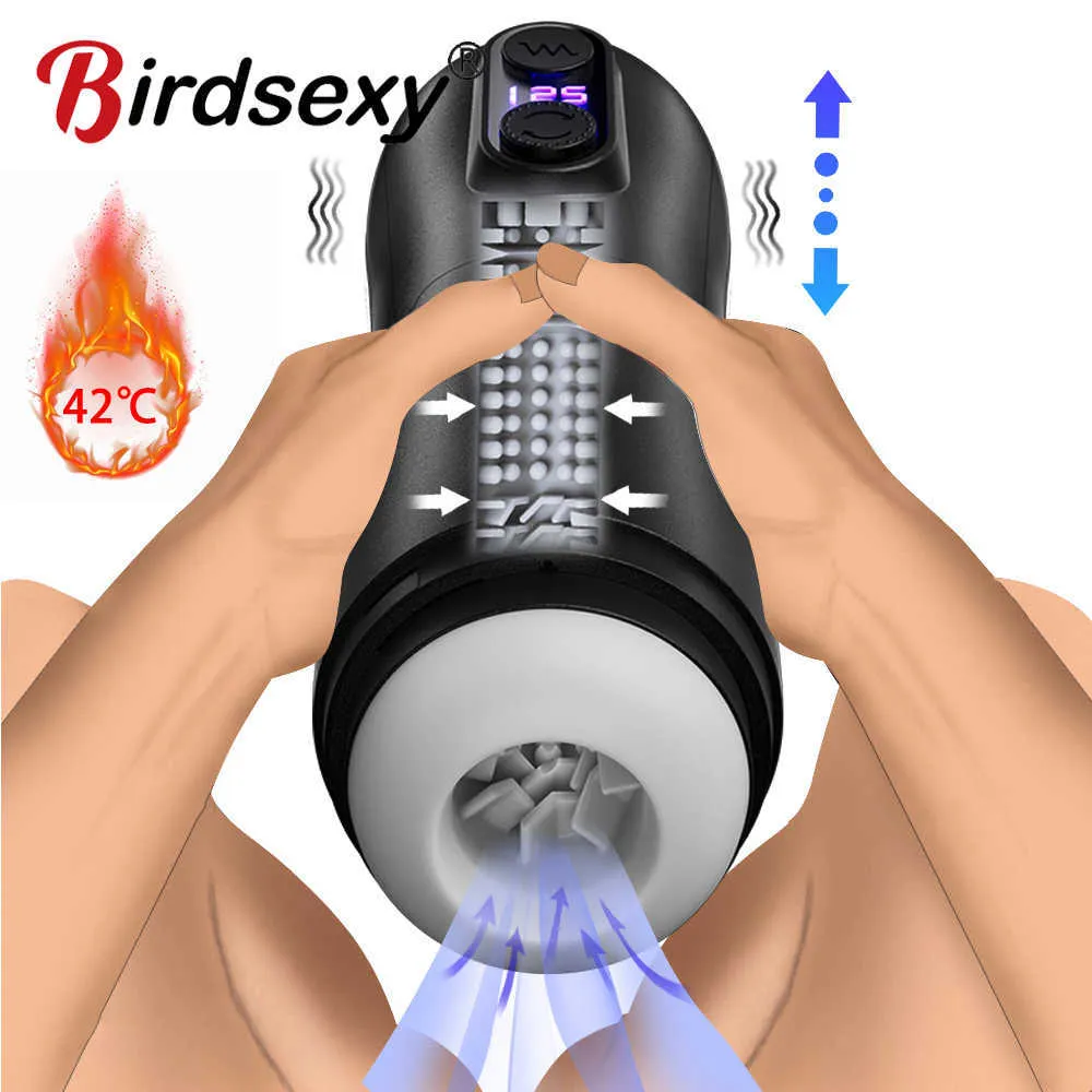 Automatische mannelijke masturbator Cup Vibration Real Vagina Pocket Pussy Oral Sex Machine speelgoed voor mensen volwassenen