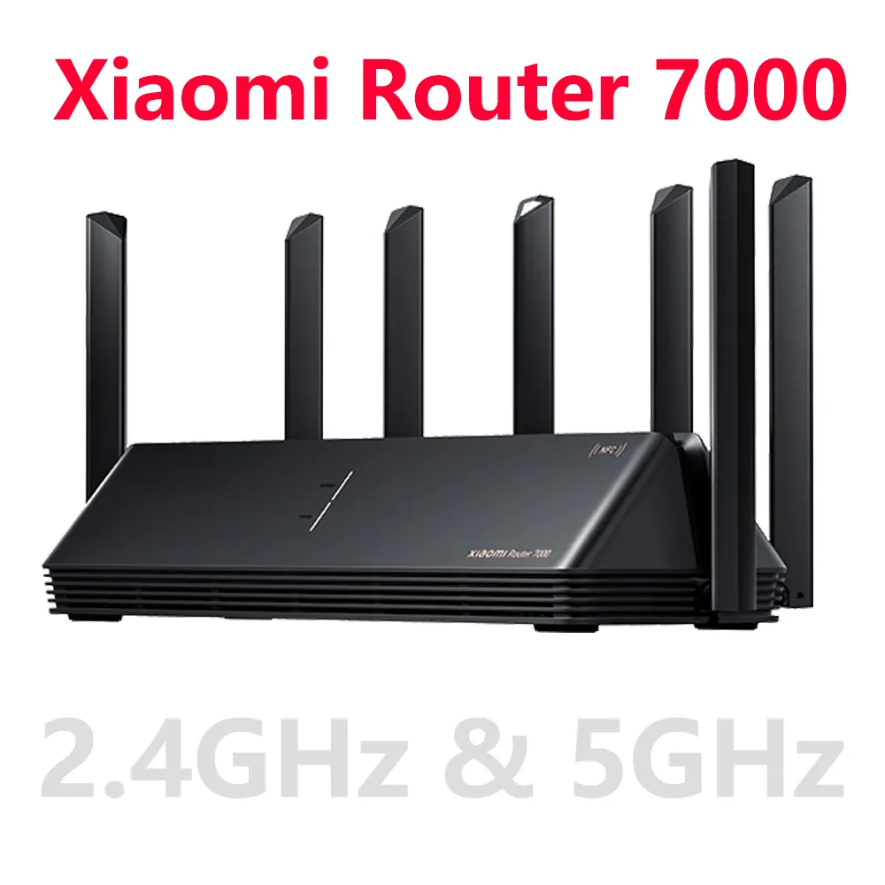 Xiaomi Mi Router 7000 Tri-Band WiFi Repeater VPN 1GB Mesh USB 3.0 IPTV 4 x 2,5G Ethernet-portar Modem Signalförstärkare PPPoE