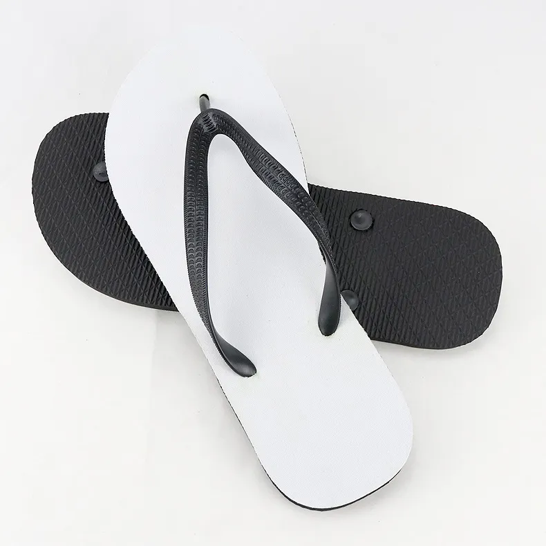 Party Sublimation Beach Slippers Thermal Transfer Blank Slippers natural rubber L01