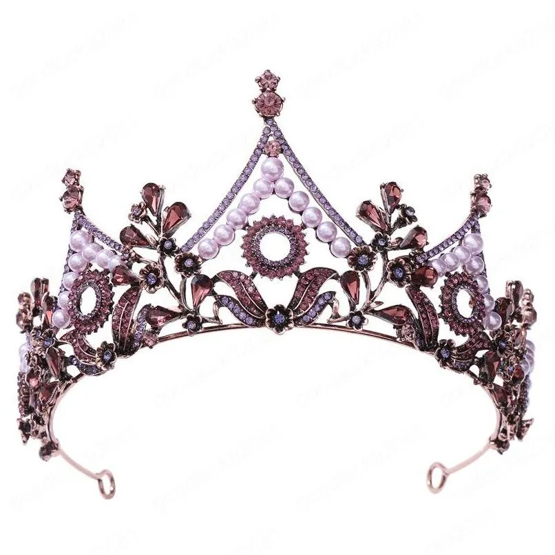 Tiaras Bridal Black Croون