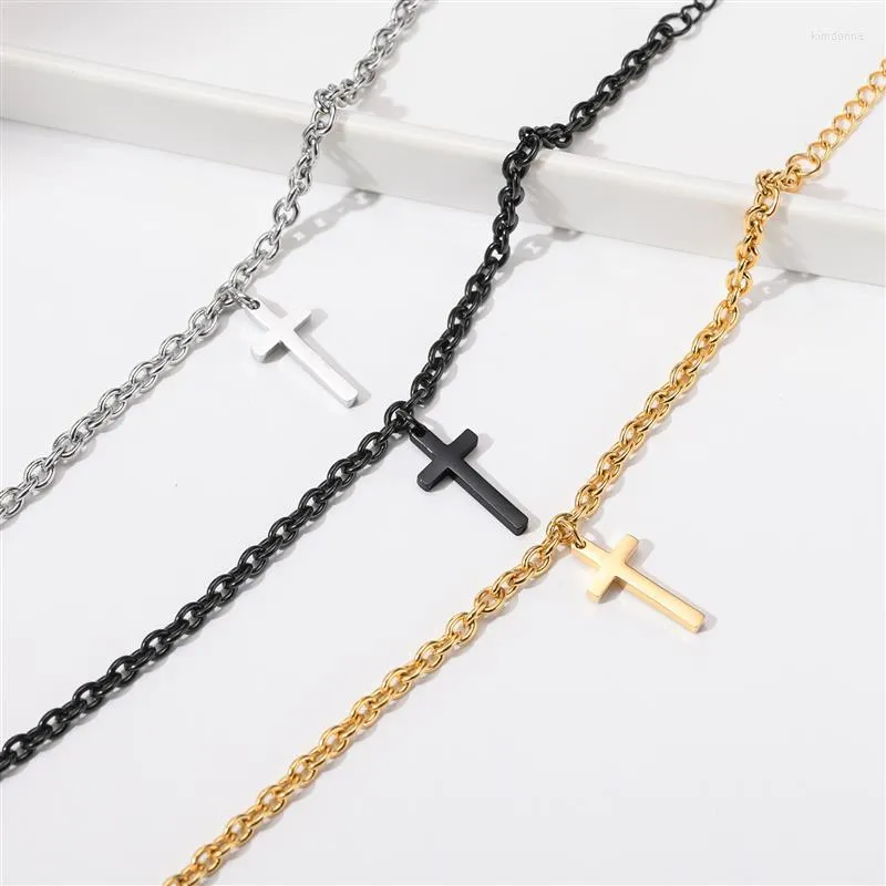 Rolo chain bracelet 2024 with cross charm