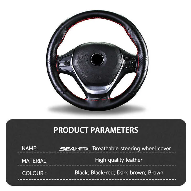 SEAMETAL Leather Braided Soft Steering Wheel Cover Cover Anti Scratch &  AntiSkid Protection For Universal Interior Parts G230524 From  Us_new_hampshire, $11.67