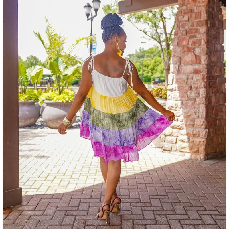 Tie dye babydoll dress outlet