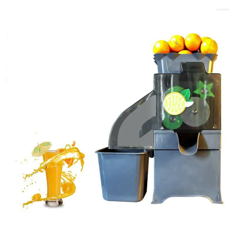 Presse-agrumes Presse-agrumes électrique Orange Squeezer Matériau de qualité alimentaire Type Filtre Boîte Presse durable Machine Acier inoxydable Crépine Commercial