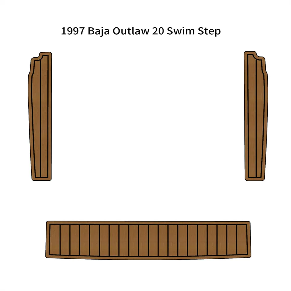 1997 Baja Outlaw 20 Swim Platform Step Mat Boat EVA Foam Teck Deck Flooring Pad