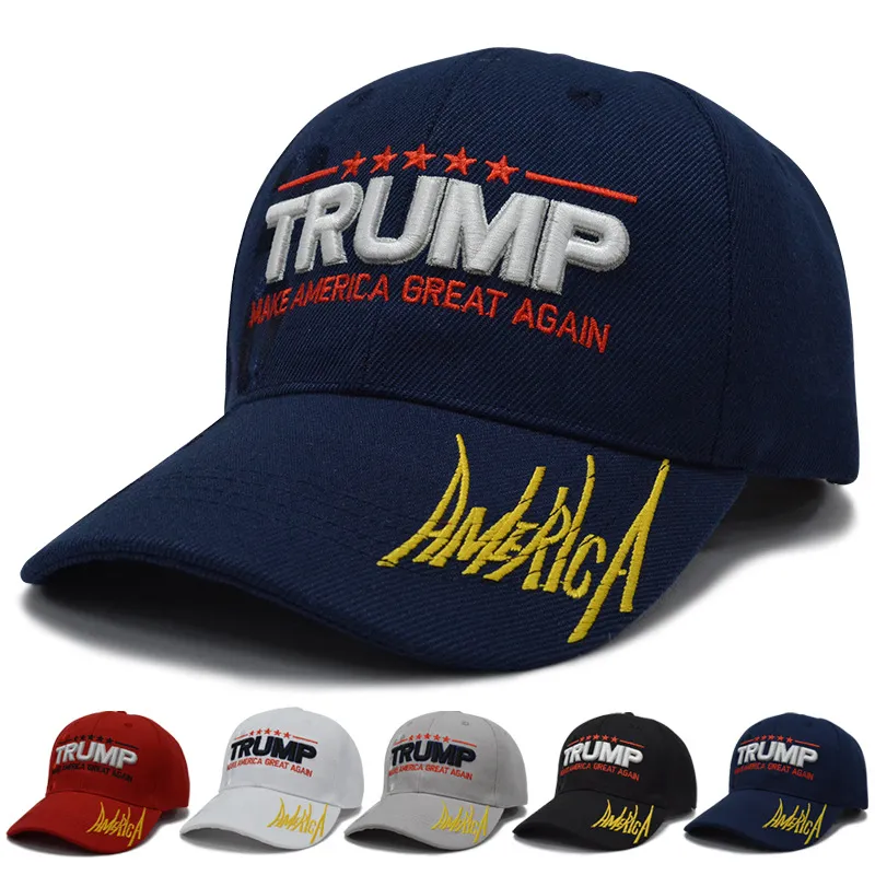 2024 USA Presidential Election Trump caps Baseball Cap Adjustable Speed Rebound Cotton Sports Cap 5 colors High quality