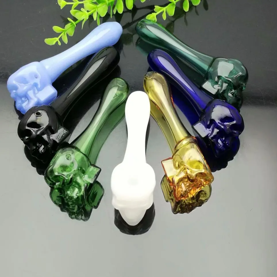 Rury dymowe Hakah Bong Glass Rig Oil Water Bongs Kolor szkielet szkieletu